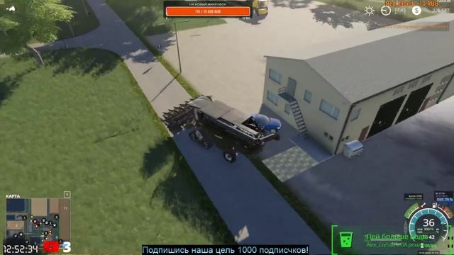 ?Стрим-кооп на МИЛЛИОН! - #5 карта Саксония Farming simulator 19 смотреть онлайн
