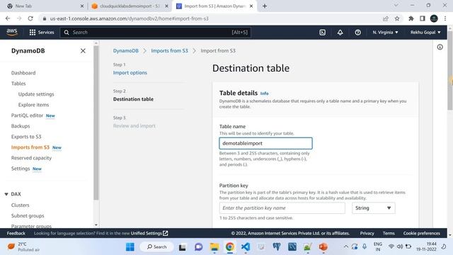 ETL | Amazon DynamoDB import From Amazon S3 Bucket Data In To A New Table смотреть онлайн