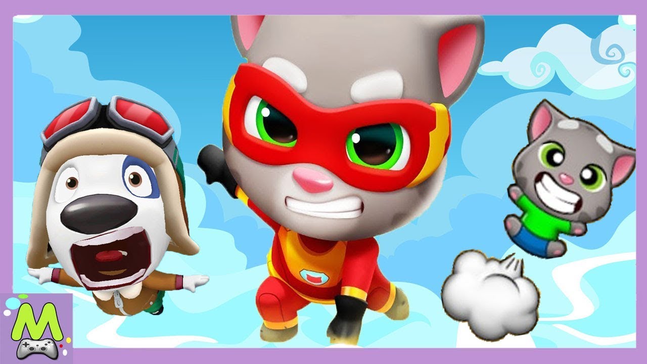 Том Погоня Героев vs Воздушный Том vs Газики Говорящего Тома.Бегай Прыгай и Летай.Кто Круче_ смотреть онлайн