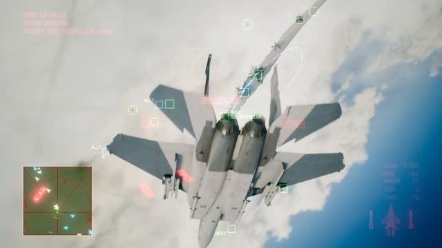 Ace Combat 7 -Mission 3- w/ Ace Combat Zero OST смотреть онлайн