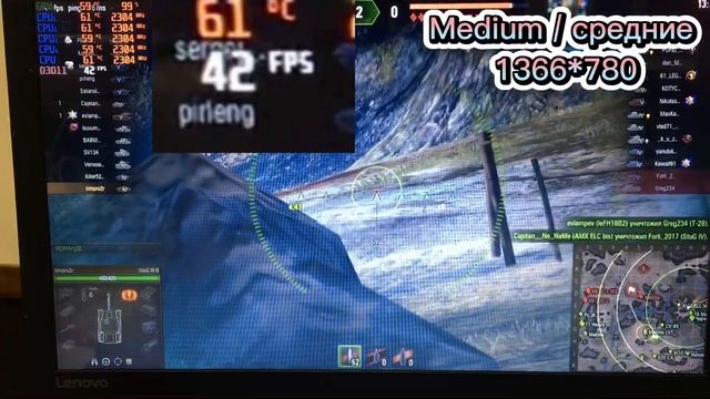 2023 Nvidia 920mx 2gb , i3 6100u world of tank , WoT , Мир Танков смотреть онлайн