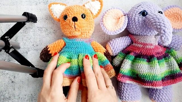 Мои продвижения по куколке, связала два платья для игрушек, про мк по единорожке (17.02.2021). смотреть онлайн