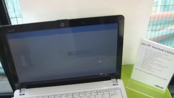 Asus Eee PC 1101HA Seashell hands-on