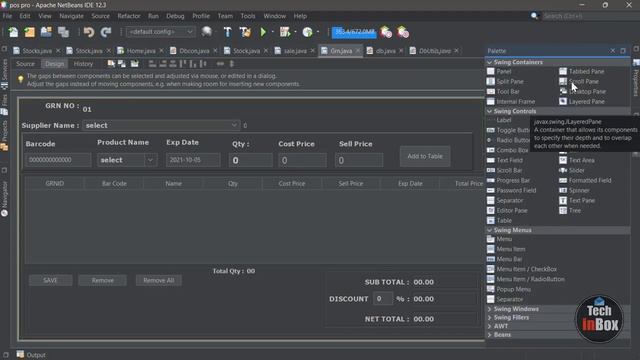 Java MYSQL NetBeans POS inventory System Full Project with Src code #16 DappCode Powerful POS смотреть онлайн