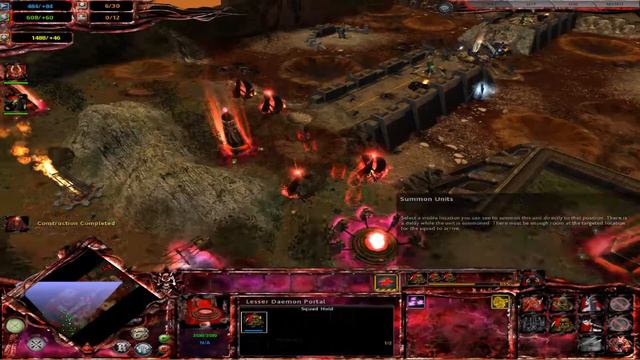 Warhammer 40k Dawn of War Ultimate Apocalypse - Chaos Daemons vs Eldar смотреть онлайн