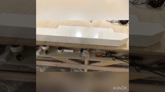 Столешница из искусственного камня/акрил эскизной формы смотреть онлайн