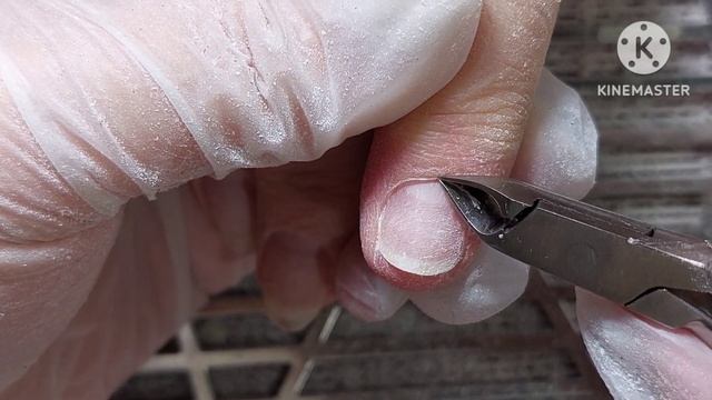 КАК ИЗБАВИТЬСЯ ОТ ОТСЛОЕК?! ?УКРЕПЛЕНИЕ НАТУРАЛЬНЫХ НОГТЕЙ. смотреть онлайн