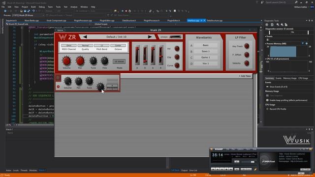 Wusik ZR (0030) GUI/Interface #programming #vst #juce #c++ #music смотреть онлайн