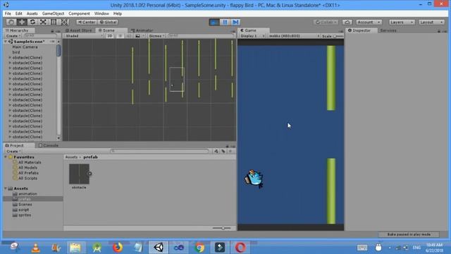 [ Unity3D ] Making Flappy Bird clone 2D смотреть онлайн