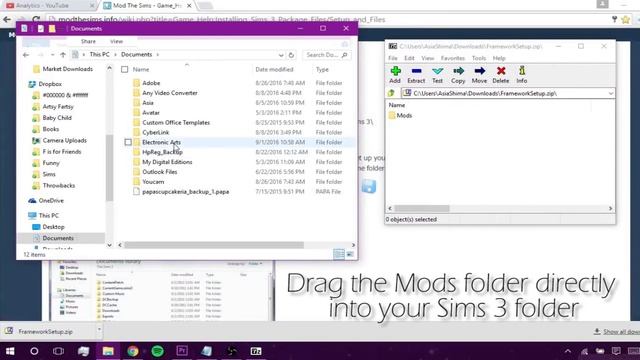 Sims 3 Tutorial || How to Install Mods & NRaas Master Controller смотреть онлайн