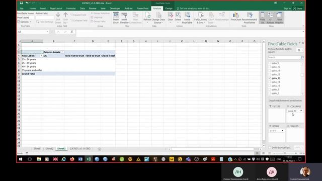 Хи-квадрат анализ