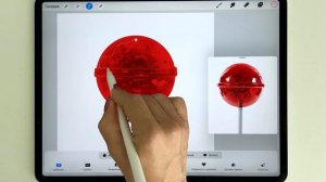 Уроки Procreate. 125. Открытый урок. Как нарисовать Chupa Chups