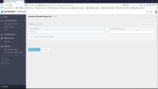 Autodesk Account - Generate a Network License (6 of 7) смотреть онлайн