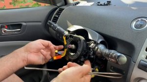 Замена шлейфа руля на Prius 20