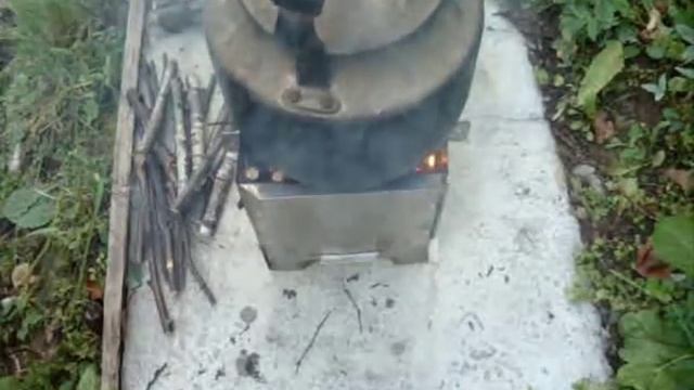 Складная печка щепочница Тест смотреть онлайн