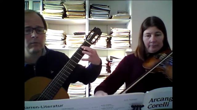 Duo Corcova - A.Corelli Sonate op.5 no.11 Gavotta - Allegro смотреть онлайн