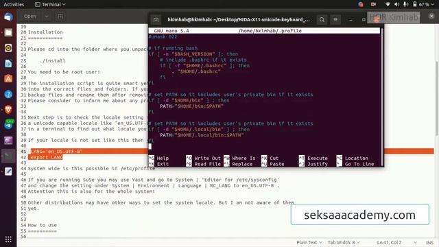 How to install Khmer Unicode on Ubuntu 21.04 Khmer HKimhab смотреть онлайн