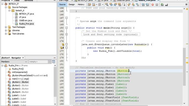 Java GUI With JFrame Day IV HIndi смотреть онлайн