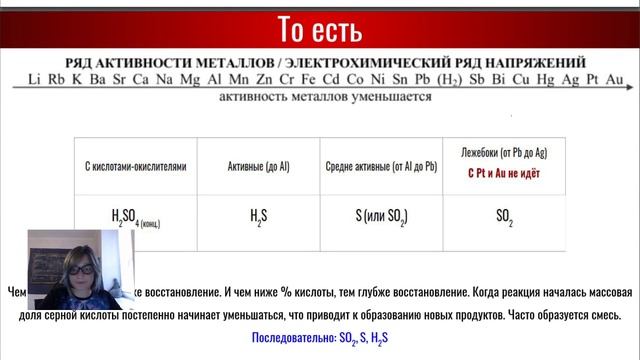Взаимодействие металлов с серной и азотной кислотами (H2SO4, HNO3) смотреть онлайн