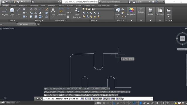 AutoCAD 2D Practice Drawing | AutoCAD Drafting | AutoCAD Tutorial | Exercise-09 смотреть онлайн