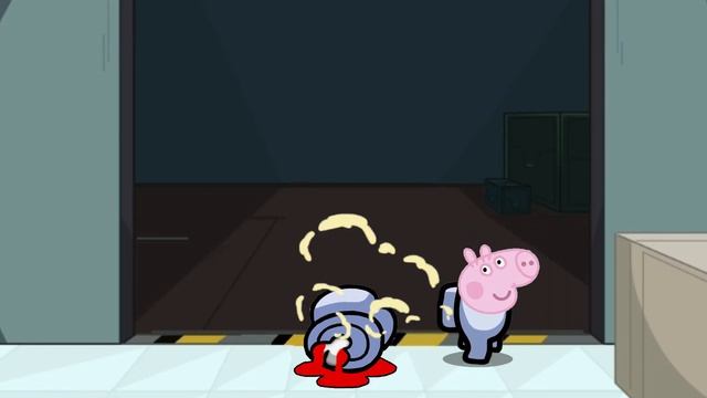 Peppa Pig, PAW Patrol and Pocoyo | Among Us distraction dance animation | Fart смотреть онлайн