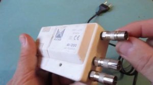 Телевизионный усилитель цифрового сигнала на два телевизора или блока Т2