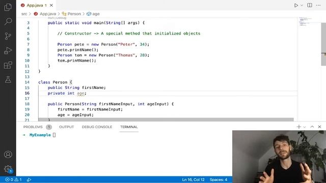 Public vs Private Access Modifiers in Java смотреть онлайн