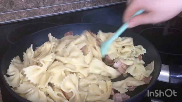 Паста Карбонара на скорую руку) смотреть онлайн