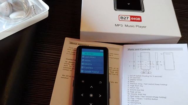 AiMoonsa B27 MP3 Player with Bluetooth Review | Music Player with Built-in HD Speaker, FM Radio смотреть онлайн