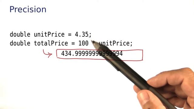 Precision - Intro to Java Programming смотреть онлайн