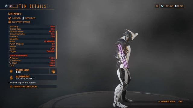 Where to farm the Epitaph! (Warframe) смотреть онлайн