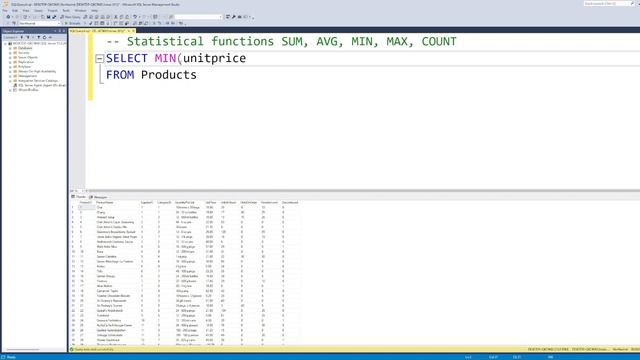 Microsoft SQL Server: STATISTICAL FUNCTIONS explained in 7 minutes смотреть онлайн