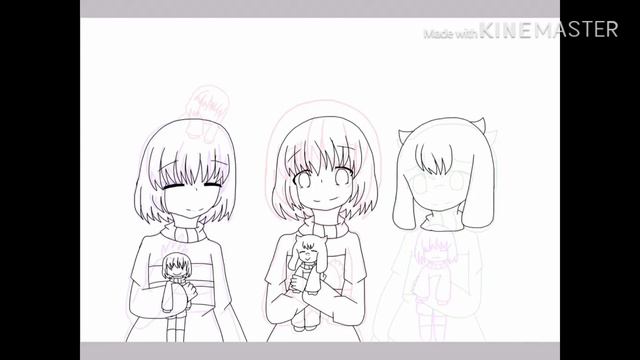 Frisk x Chara x Asriel смотреть онлайн