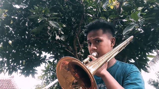 can't help falling in love - Elvis Presley (indonesia trombone cover) смотреть онлайн