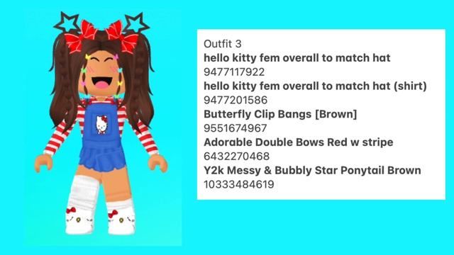 CUTE TODDLER OVERALLS ROBLOX OUTFIT CODES FOR RPS | Bloxburg Outfit Codes | смотреть онлайн