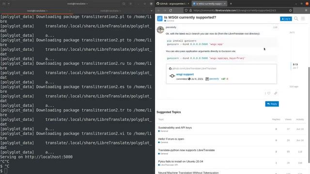 Installing LibreTranslate on Ubuntu with LibreTranslate-init смотреть онлайн