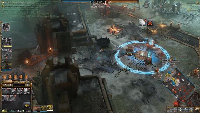 WARHAMMER 40,000: DAWN OF WAR III в FullHD на слабом ПК с Playkey смотреть онлайн