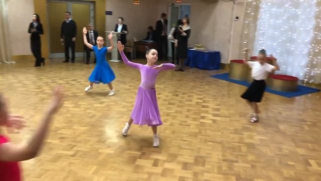 Бальные танцы. Диана Баранчикова. N52. Брянск. Дети-1. 8 лет. Соло. Qпервенство Брянской области.