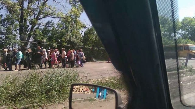 Пешая очередь в сторону Донецка 26.05.2018 Блок пост смотреть онлайн