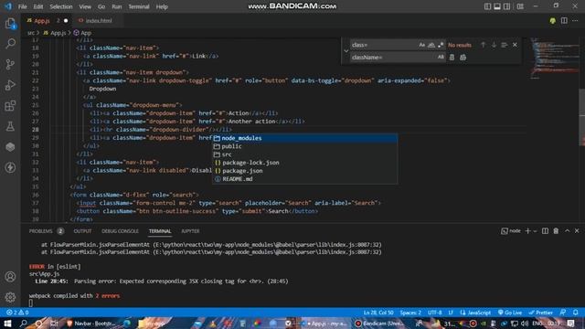 react navbar смотреть онлайн