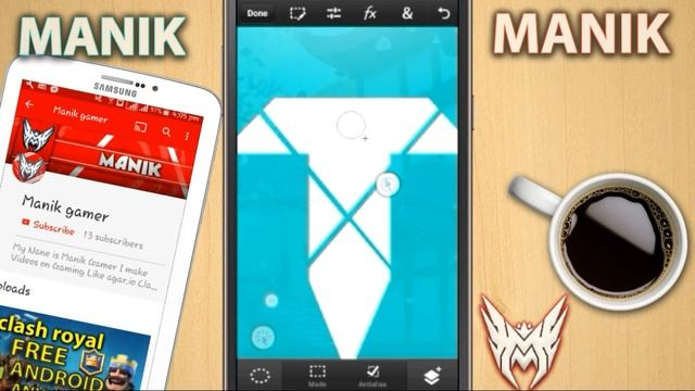 how to make a logo in android / ios | photoshop touch смотреть онлайн