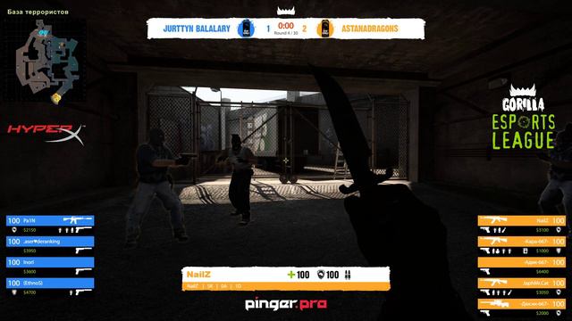 Gorilla Esports League Amateur Season 2. CSGO. 1 стадия группового этапа. Группы K, L, M, N смотреть онлайн