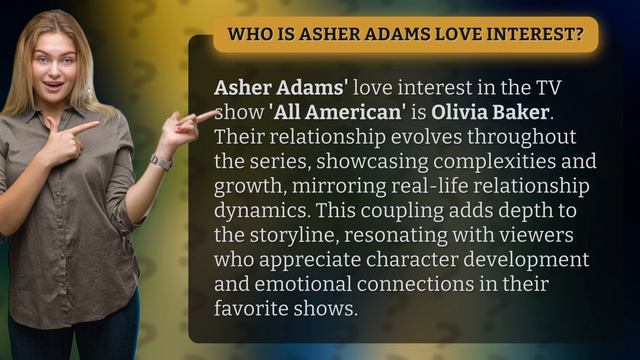 Who is Asher Adams love interest? смотреть онлайн