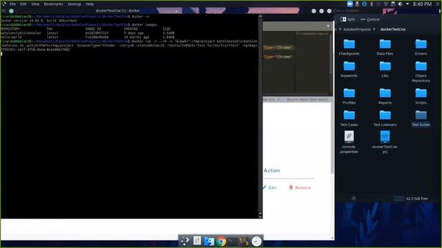 Ejecucion de pruebas de Katalon en contenedor Docker (Debian 10) смотреть онлайн