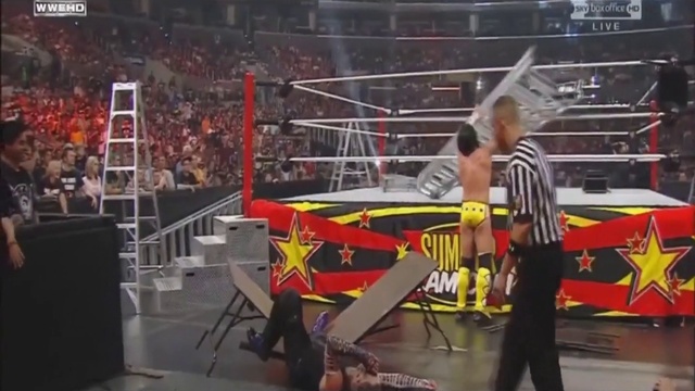 WWE SummerSlam '09 Jeff Hardy Vs Cm Punk Highlights