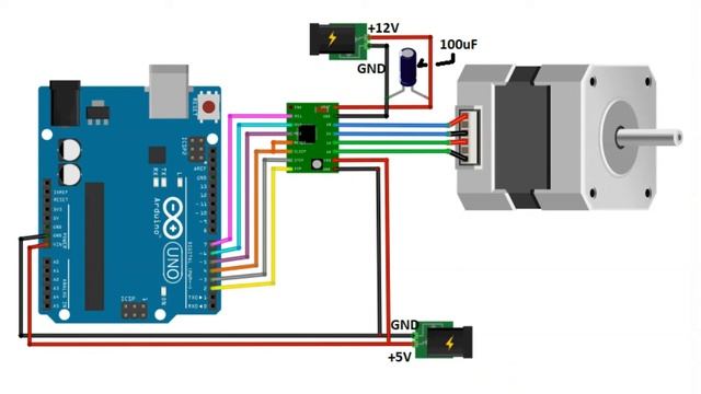 A4988 Stepper Motor Controller - Arduino & NodeMCU смотреть онлайн