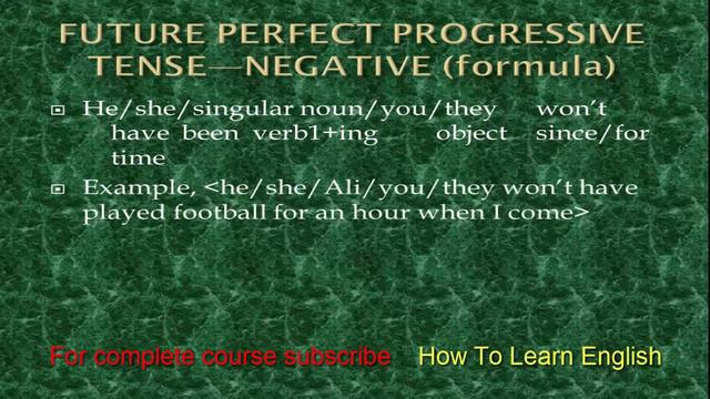Future Perfect Continuous Tense Uses With suitable examples In Urdu/HIndi. смотреть онлайн