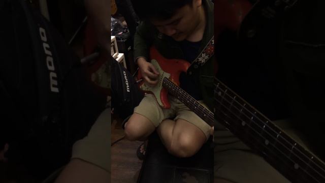 Fender custom shop 1963 Michael Landau Fiesta Red relic смотреть онлайн