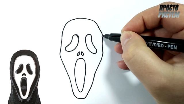 Как нарисовать маску КРИК смотреть онлайн