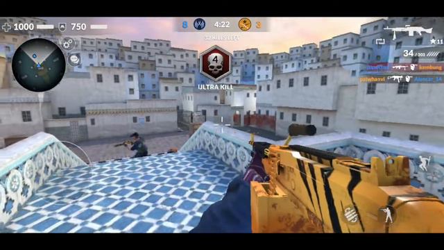 Striking with "only M249". Critical Strike CS Online FPS. #3 смотреть онлайн